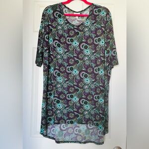 LuLaRoe Multicolor Paisley Tunic
